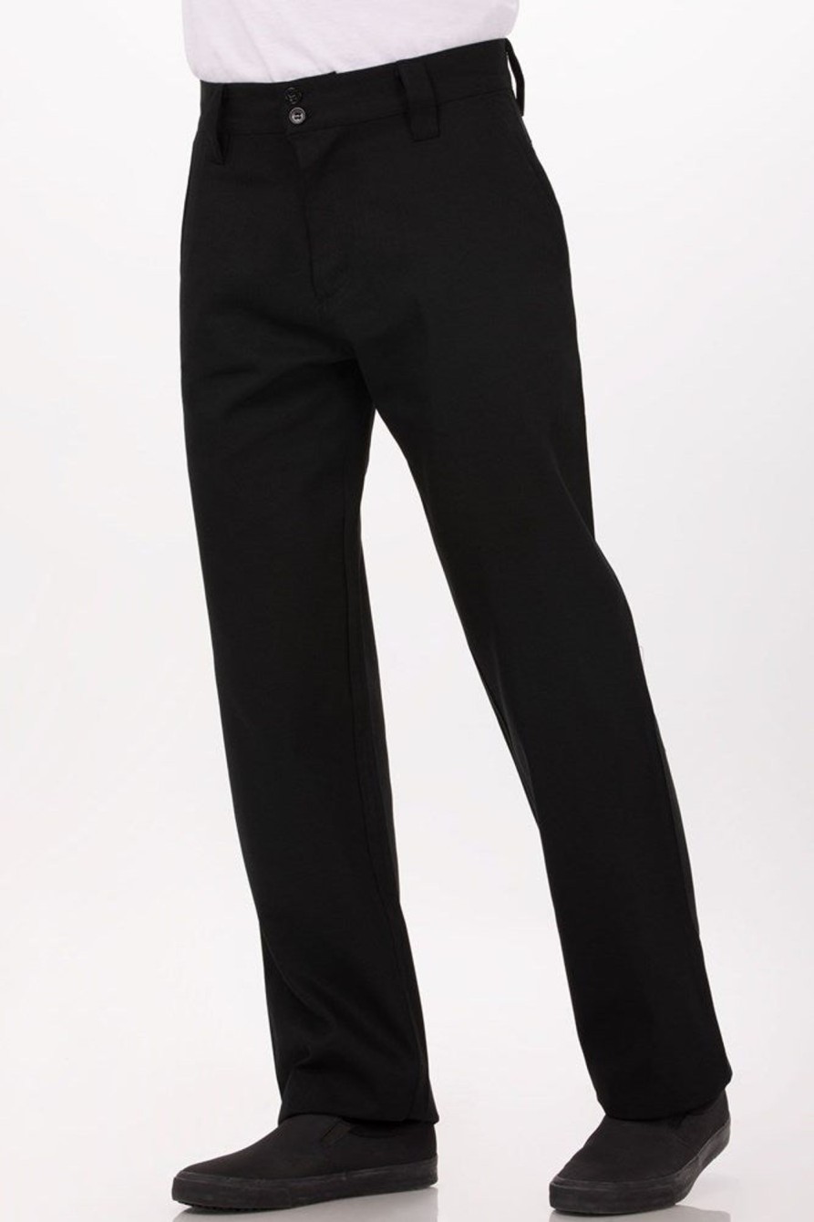 Uniforms Chef Works | Chef Pants Essential Pro Mens Black Small 32