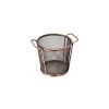 Servingware Moda | Round Service Basket Antique Copper 80X90Mm