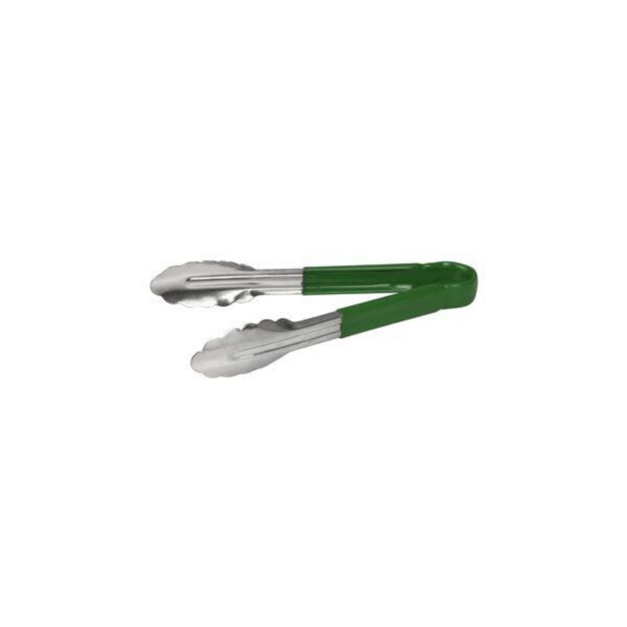 Kitchenware trenton | Tong Pvc Coated Handle | 300Mm Green