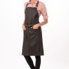 Uniforms Chef Works | Apron Bib Bolder Black