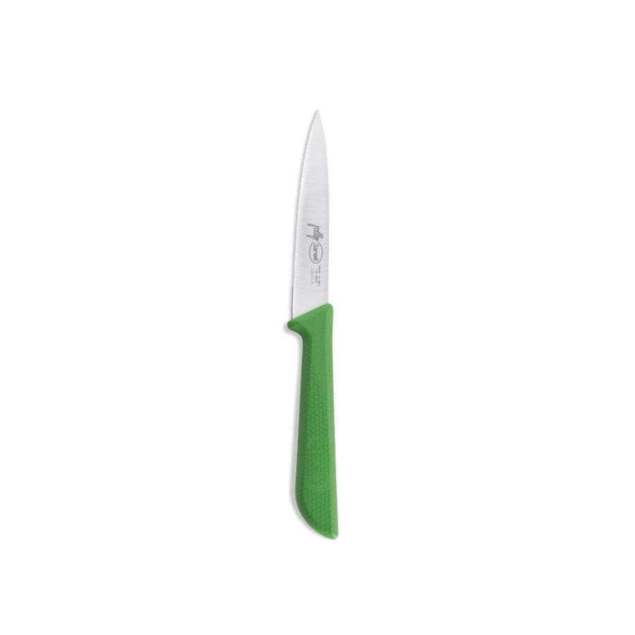 Chefs Knives Sanelli | Paring Knife Serrated | 110Mm Green