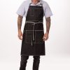 Uniforms Chef Works | Apron Bib Bronx Denim Black