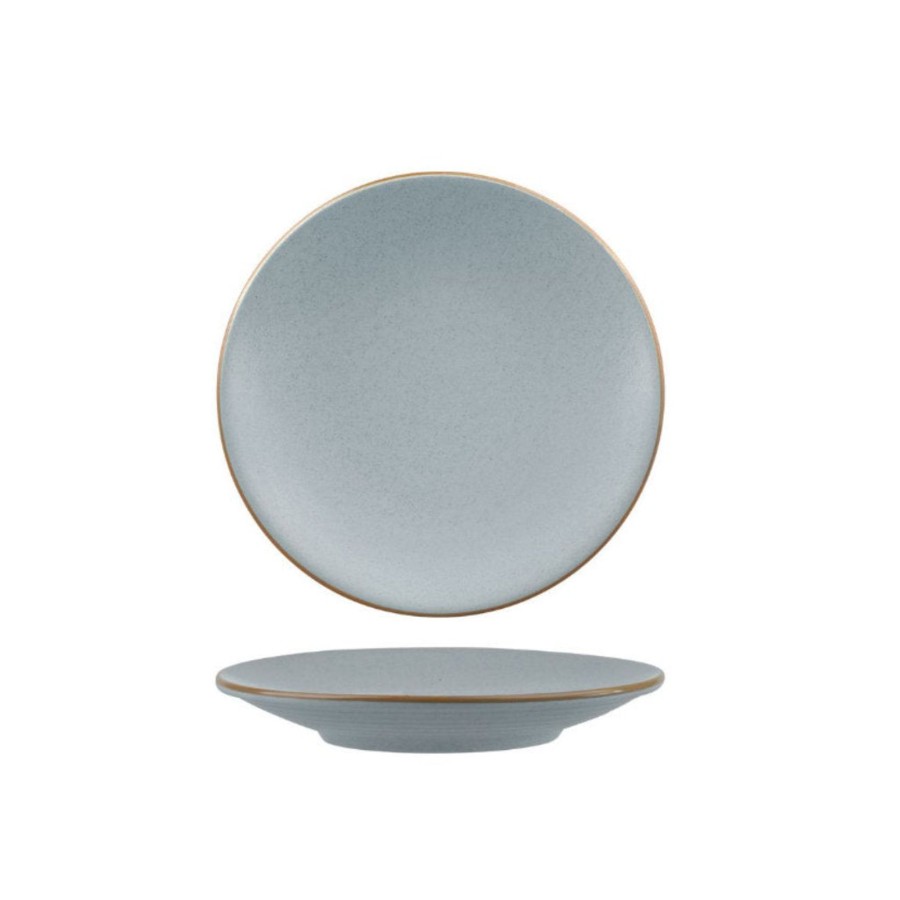 Crockery Zuma | Coupe Tapas Plate | 180Mm Bluestone