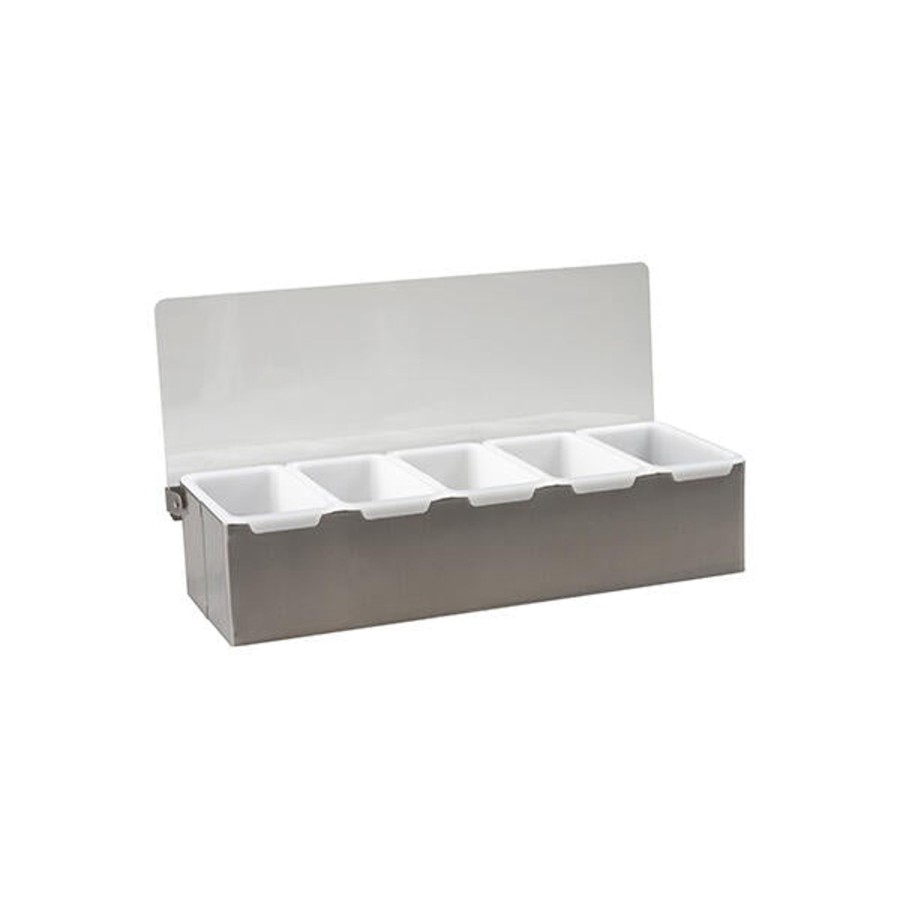 Barware trenton | S/S Condiment Dispenser 5 Holders