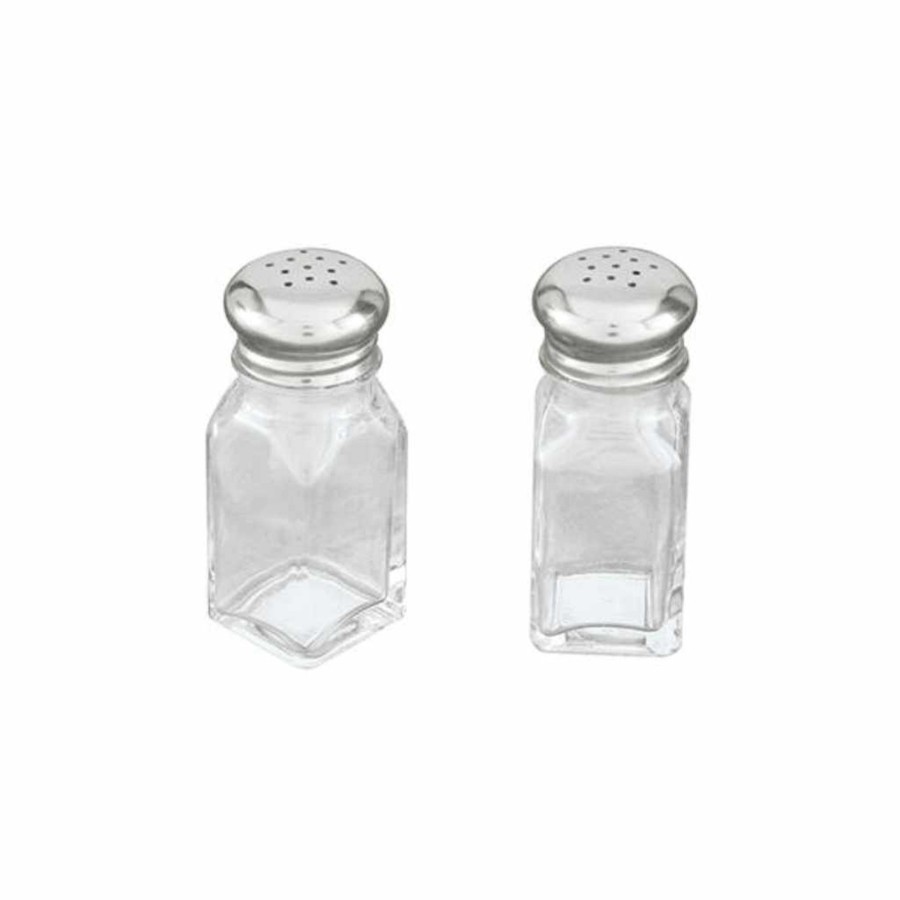 Servingware trenton | Salt & Pepper Glass Square 60Ml Each