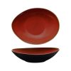 Crockery Luzerne | Rustic Oval Share Bowl | 230X180Mm Crimson