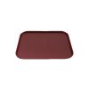 Servingware trenton | Non-Skid Serving Tray | 350X450Mm Burgundy