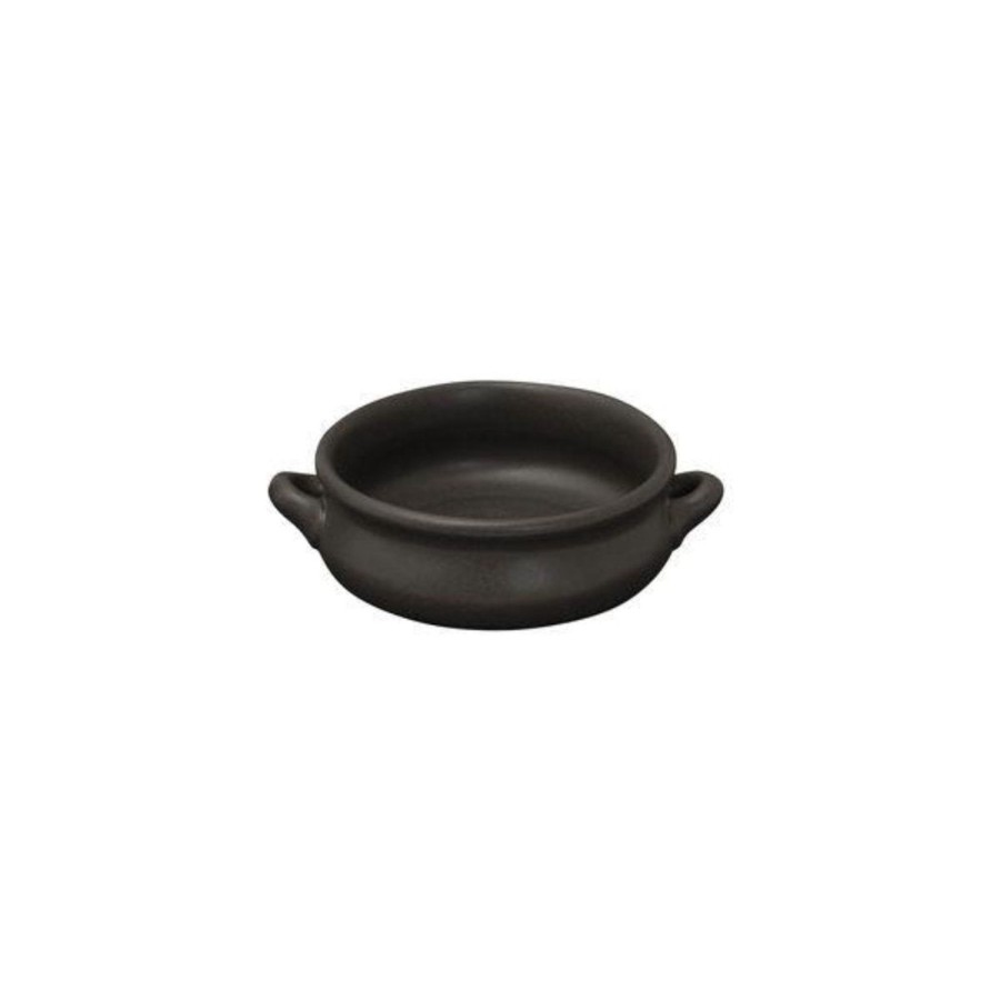 Crockery Zuma | Spanish Dish | 130X50Mm Charcoal