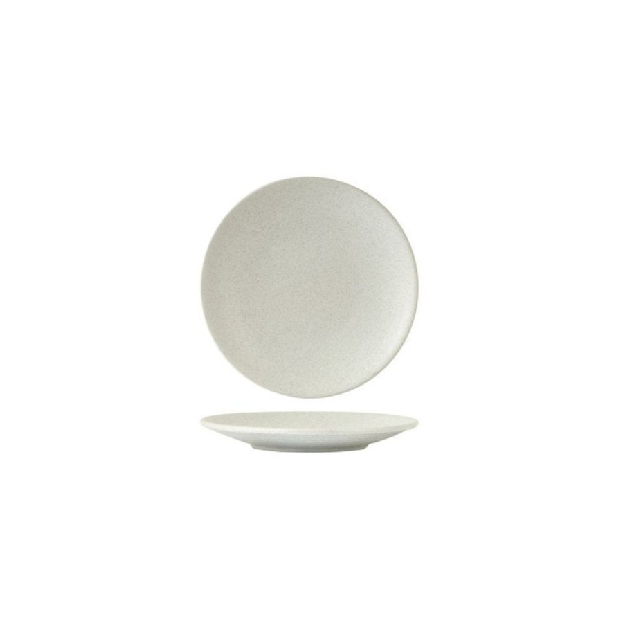 Crockery Zuma | Coupe Tapas Plate | 130Mm Frost