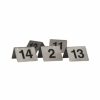 Servingware trenton | A Frame Table Number S/S Set 51-60 Stainless Steel