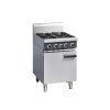 Cooking Cobra | Griddle Gas Range Static Oven 600Mm