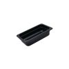 Kitchenware trenton | Steam Pan Poly 1/3 | 100Mm Black