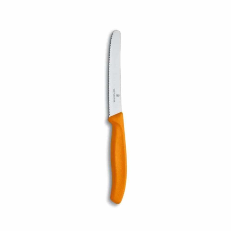 Chefs Knives Victorinox | Tomato Knife | Wavy 110Mm Orange