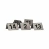 Servingware trenton | A Frame Table Number S/S Set 91-100 Stainless Steel