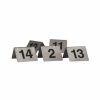 Servingware trenton | A Frame Table Number S/S Set 11-20 Stainless Steel