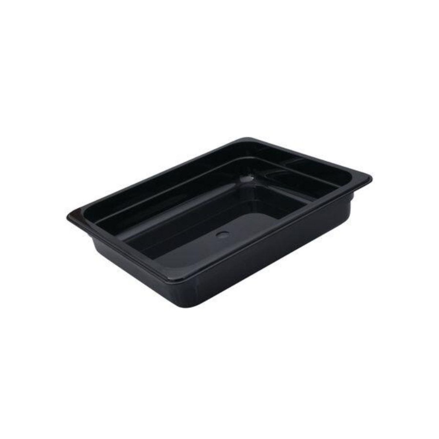 Kitchenware trenton | Steam Pan Poly 1/2 | 65Mm Black