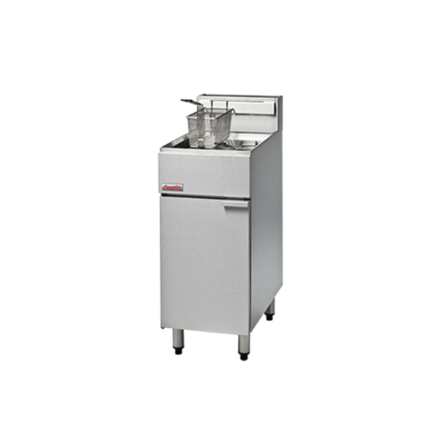 Cooking Fastfri | Gas Deep Fryer Single Pan 400Mm Lpg