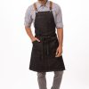 Uniforms Chef Works | Apron Bib Berkeley Black