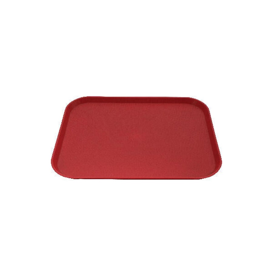 Servingware trenton | Non-Skid Serving Tray | 350X450Mm Red