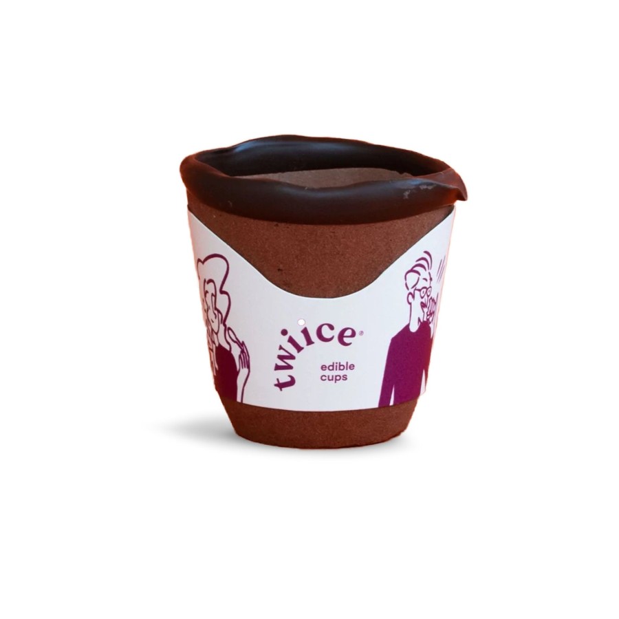 Disposables Twiice | Edible Cups Double Chocolate