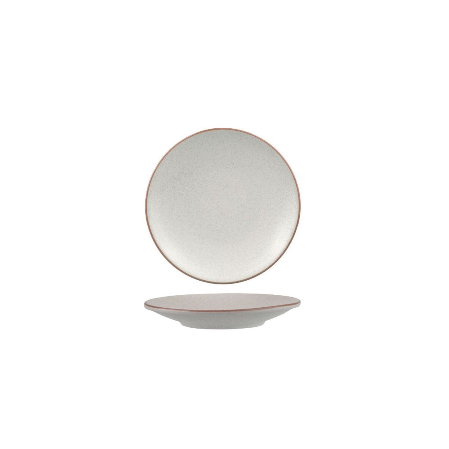 Crockery Zuma | Coupe Tapas Plate | 180Mm Mineral