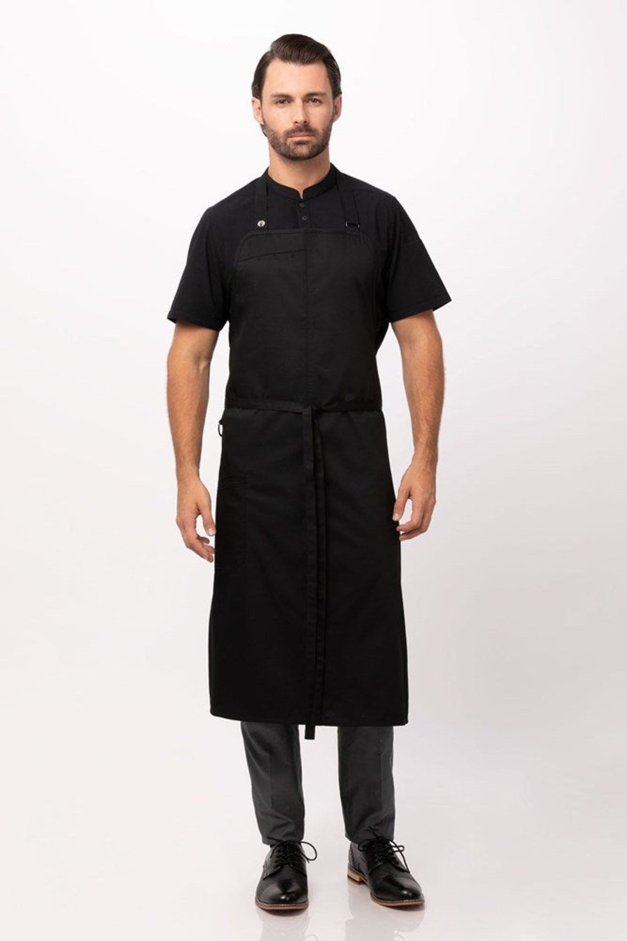 Uniforms Chef Works | Apron Bib Brio Black