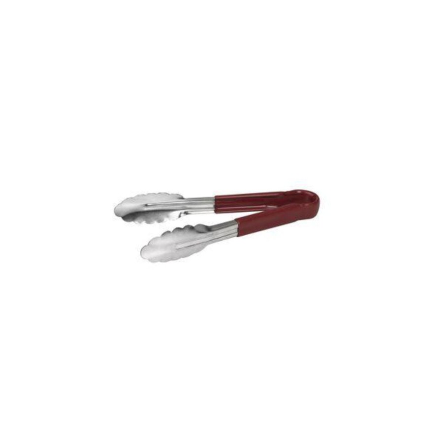 Kitchenware trenton | Tong Pvc Coated Handle | 230Mm Brown