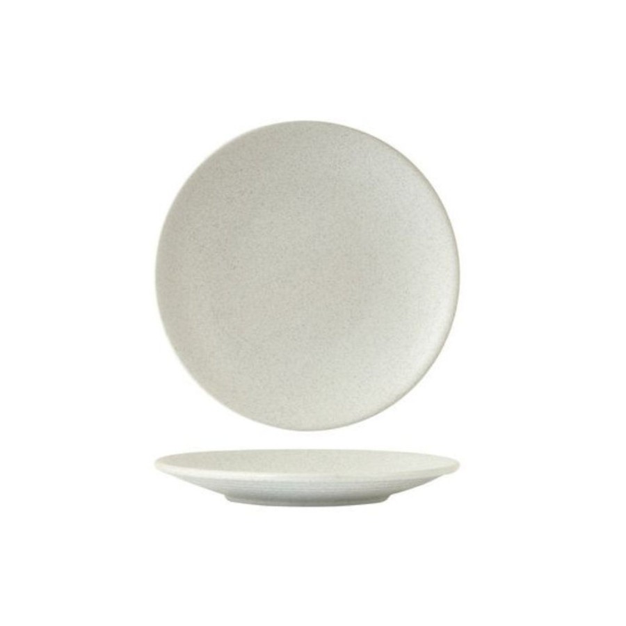 Crockery Zuma | Coupe Tapas Plate | 180Mm Frost