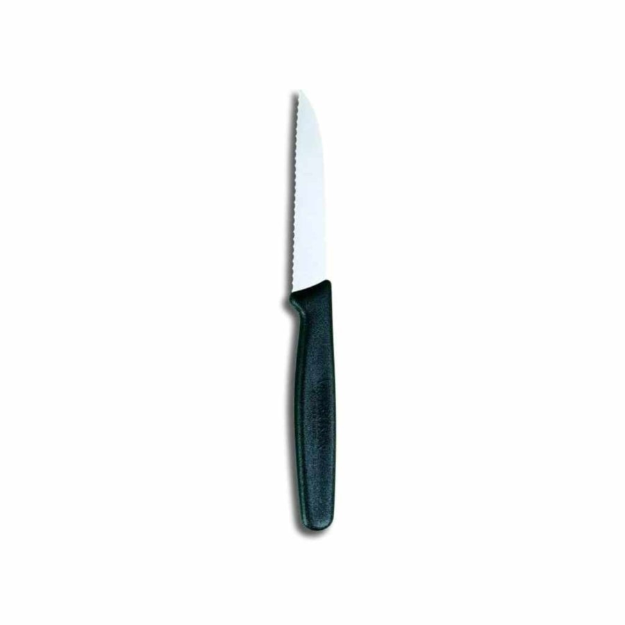 Chefs Knives Victorinox | Paring Knife | Serrated 80Mm Black