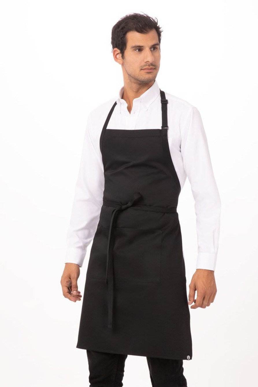 Uniforms Chef Works | Apron Bib Black