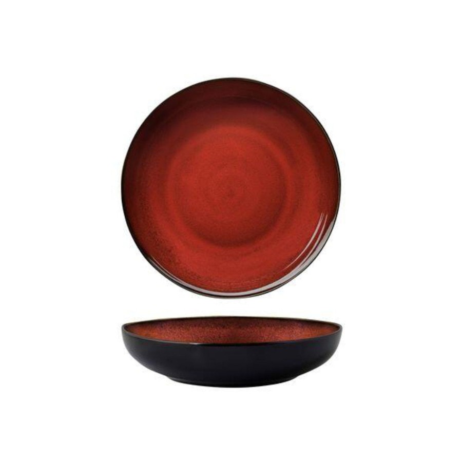 Crockery Luzerne | Rustic Share Bowl | 230Mm Crimson