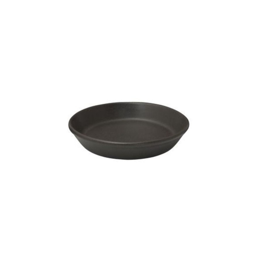 Crockery Zuma | Tapas Dish Tapered | 160Mm Charcoal