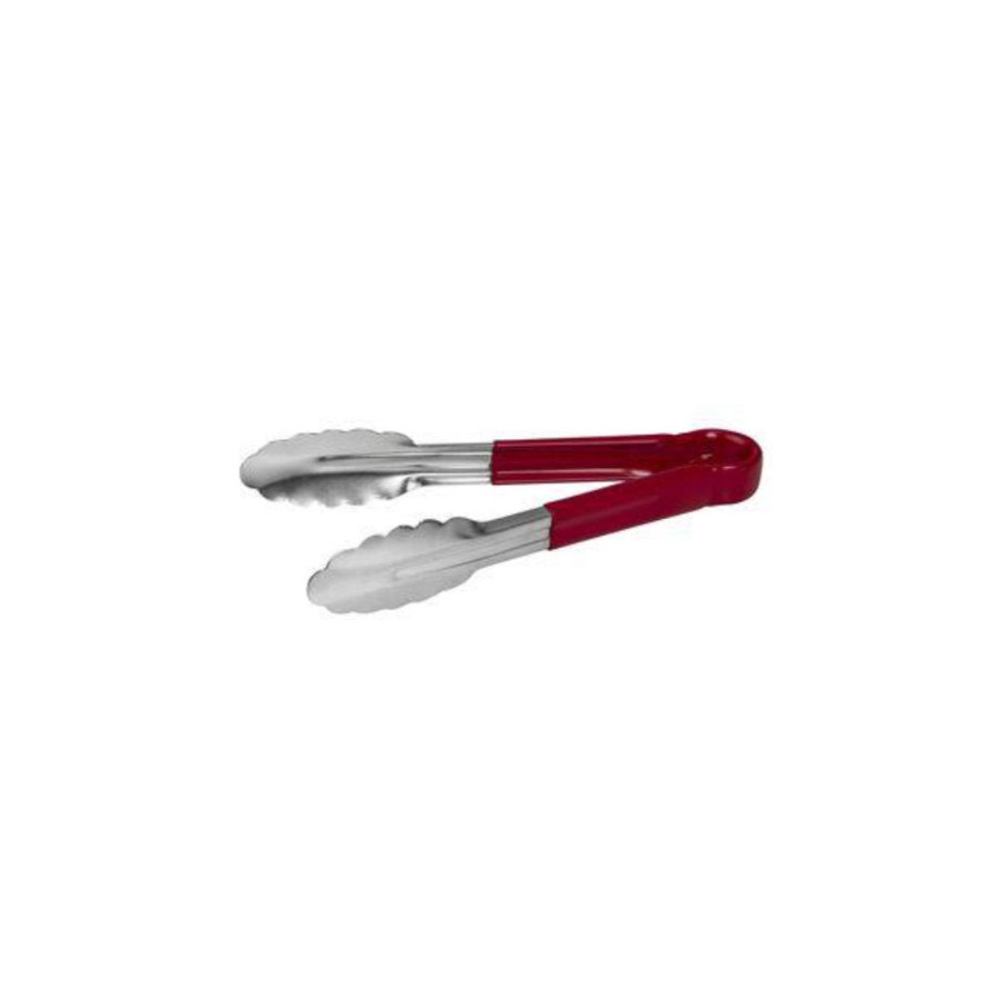 Kitchenware trenton | Tong Pvc Coated Handle | 300Mm Red