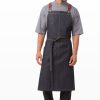 Uniforms Chef Works | Apron Bib Berkley Indigo Blue