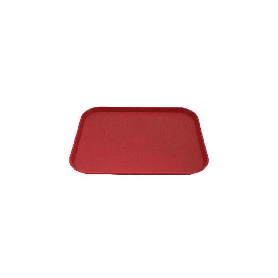 Servingware trenton | Non-Skid Serving Tray | 300X400Mm Red