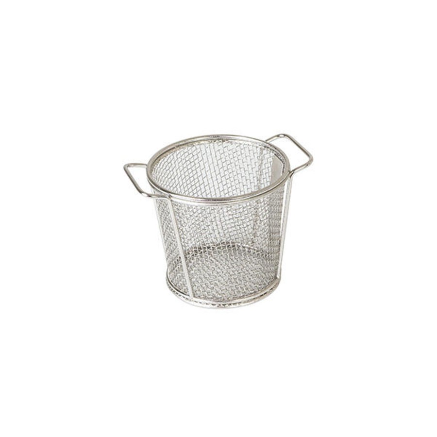 Servingware Moda | S/S Round Service Basket 80X90Mm