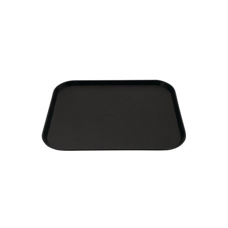 Servingware trenton | Non-Skid Serving Tray | 350X450Mm Black