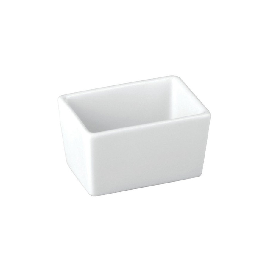 Crockery Royal Porcelain | Sachet Holder | 85X60X50Mm White