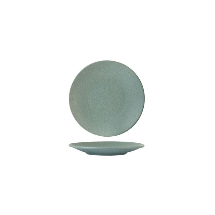 Crockery Zuma | Coupe Tapas Plate | 130Mm Mint